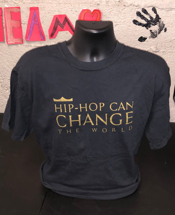 Hip-hop Can Change the World (black T's)