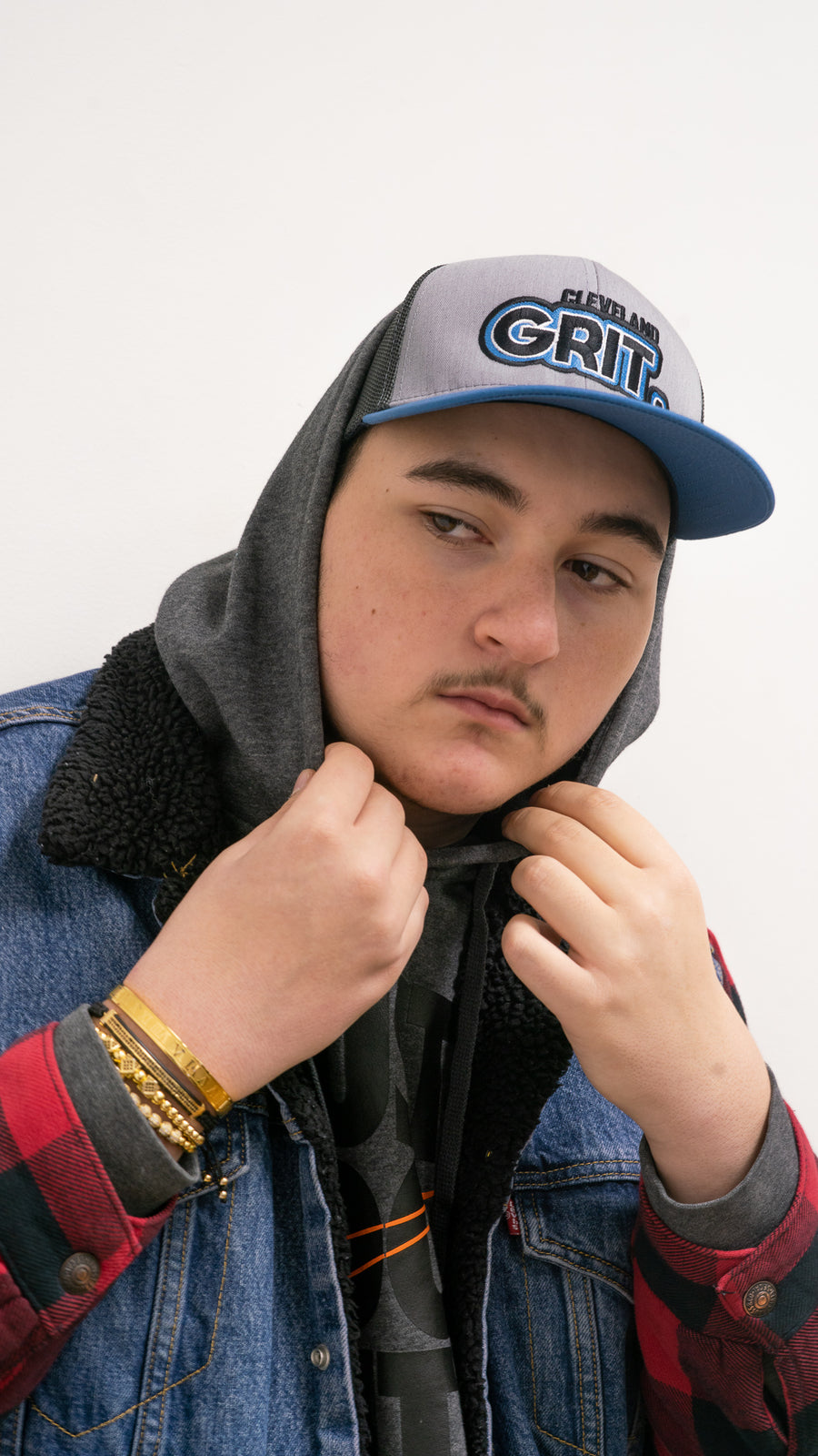 Cleveland Grit (Black/Blue/Grey Cap)