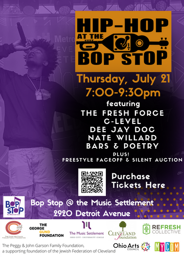 Hip Hop @ the Bop Stop - July 21 - TICKET