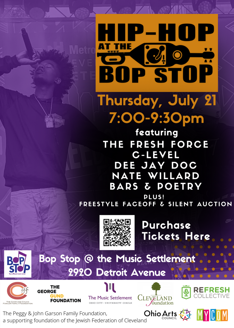 Hip Hop @ the Bop Stop - July 21 - VIP TICKET