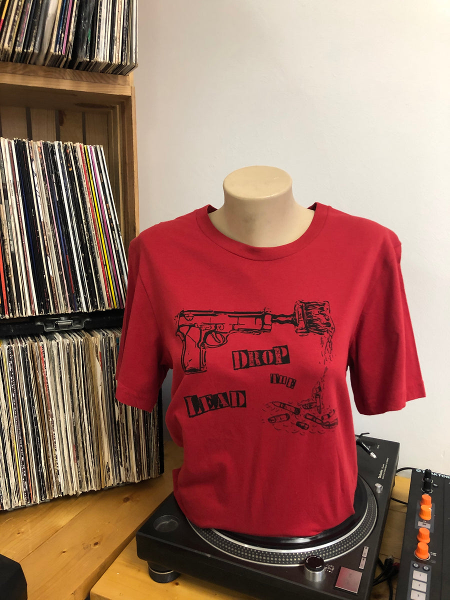 Drop The Lead vari. (Red T-shirt)
