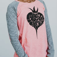 Make Beats Not War (Pink/Grey Long Sleeve)