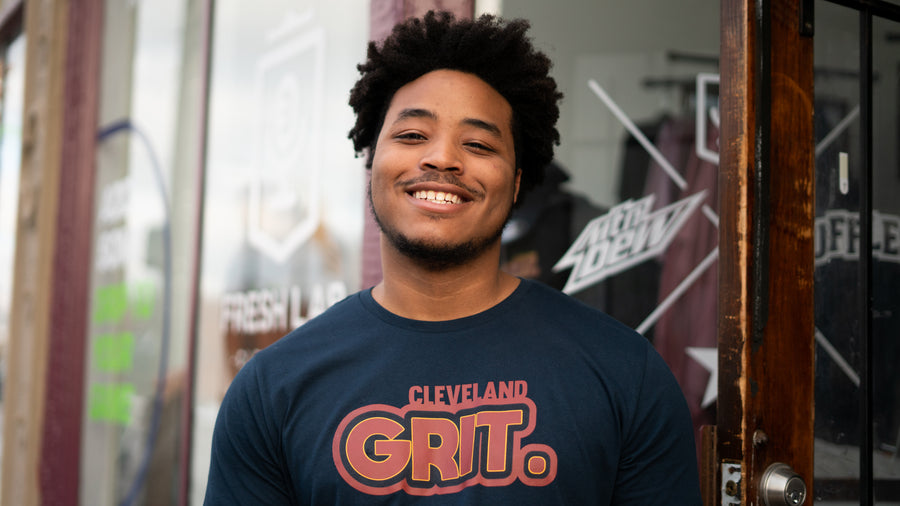 Cleveland Grit (Navy Blue Tee)