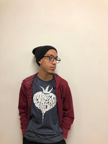 Make Beats Not War (Blue T-shirt)