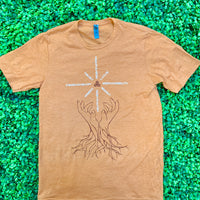 Rooted Antique Gold Tee